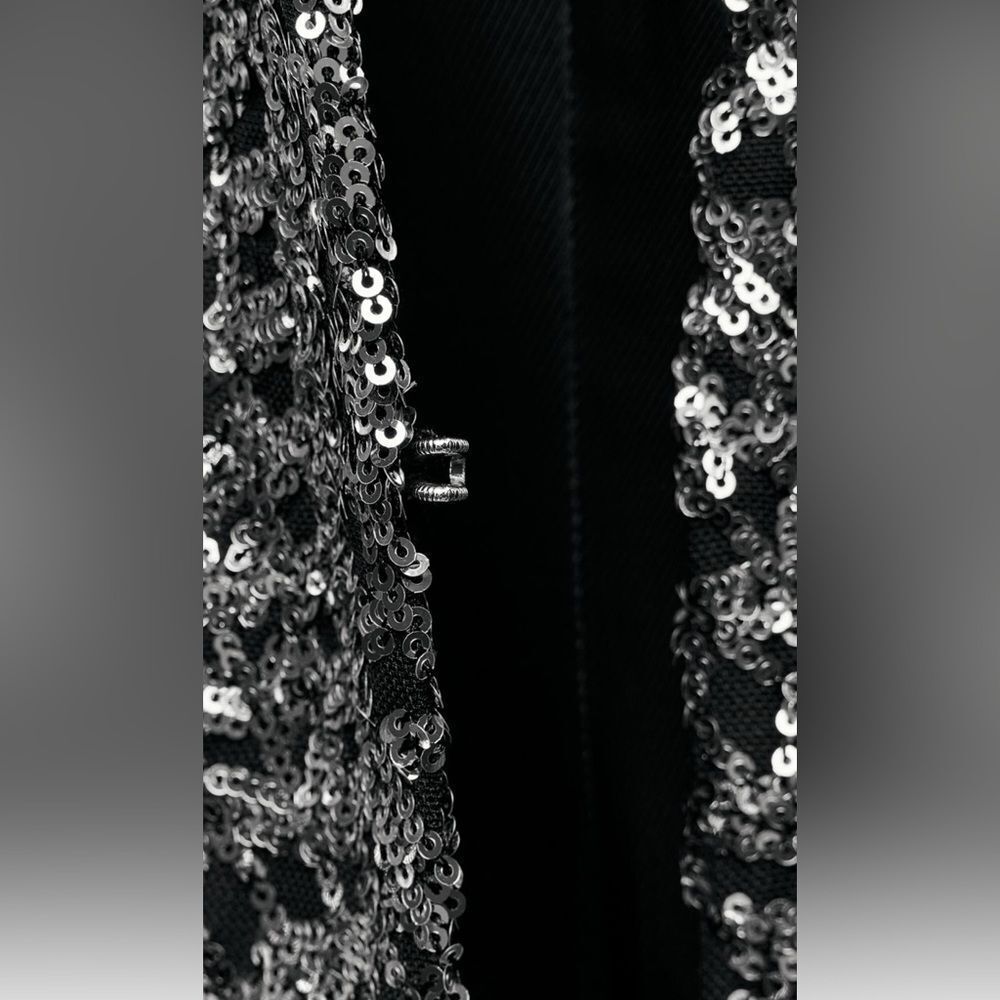 Zara sequin lapelless blazer - Picture 10 of 11